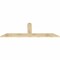 Ekena Millwork Portland Rough Sawn Timber Gable Bracket, Douglas Fir, 84"W x 28"H x 2"D x 6"F, 8/12 Pitch GBW084X28X0206POR00RDF - alternate 2